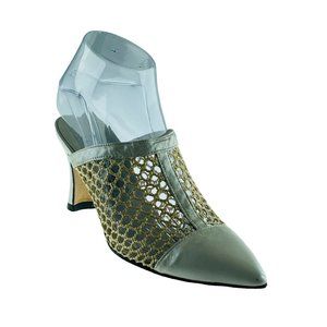 PEPE JIMENEZ Shoes Silver Size 7M Leather Sandals